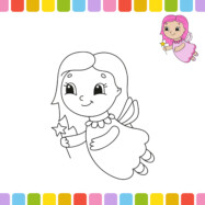 darmowe kolorowanki według wzoru dziewczynka