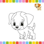 darmowe kolorowanki według wzoru pies