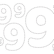 kolorowanka dokończ pokoloruj dziewięć