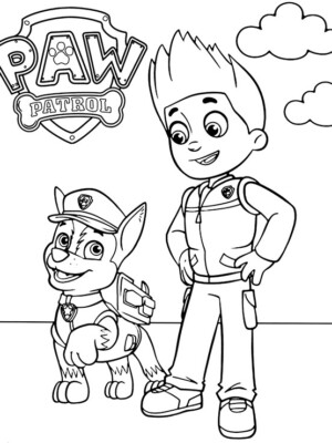 Psi Patrol Kolorowanka do Druku